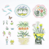 Hobonichi Transparent Embroidery Sticker Set - Iyo Okumi - My Garden - Pen Boutique Ltd