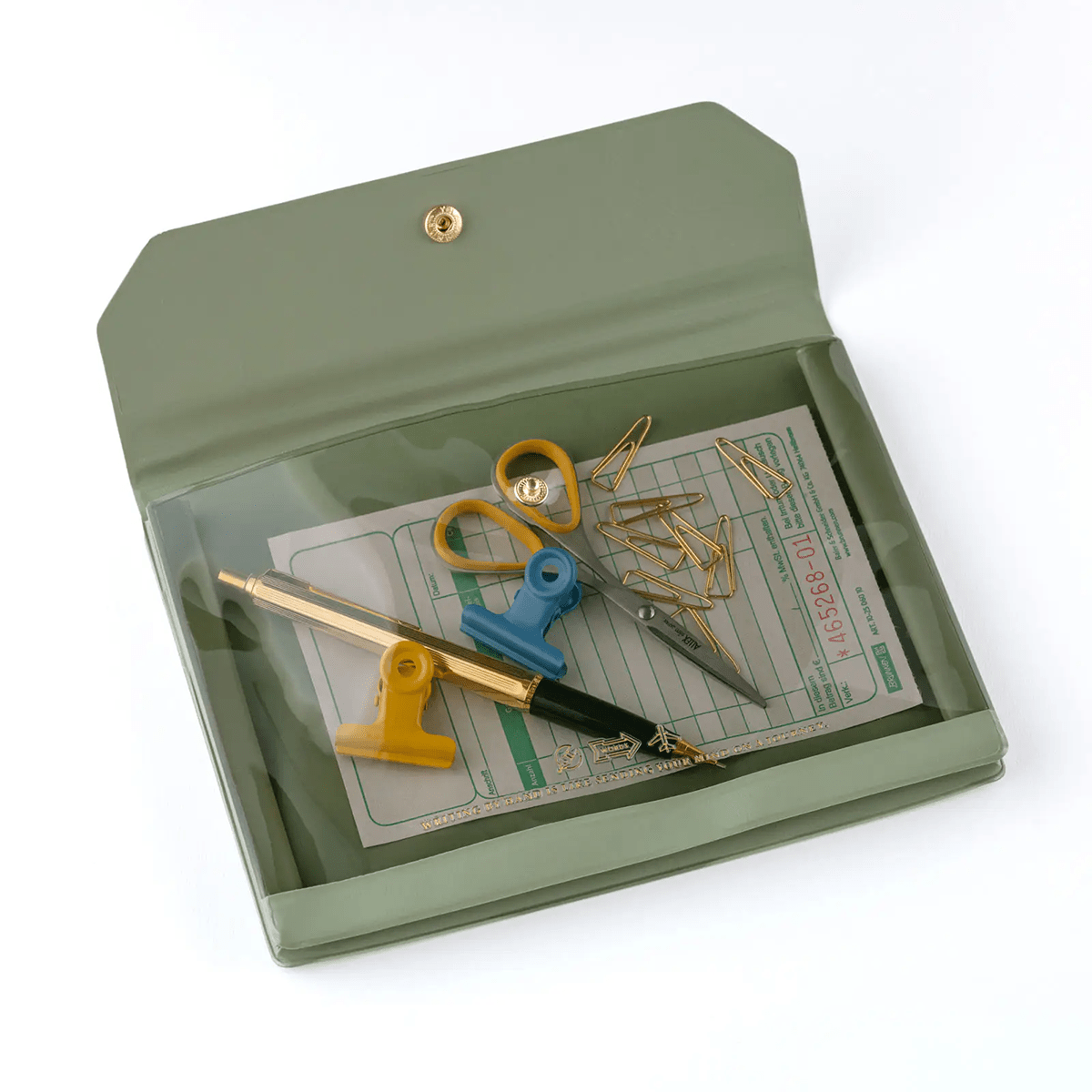 Hobonichi Document Case - Alettone: Olive - A6 - Pen Boutique Ltd