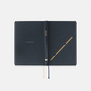 Hobonichi HON Light Hardcover Japanese Book - Slash Navy - A6 (January Start) - Pen Boutique Ltd