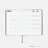 Hobonichi HON Light Hardcover Japanese Book - Slash Navy - A6 (January Start) - Pen Boutique Ltd