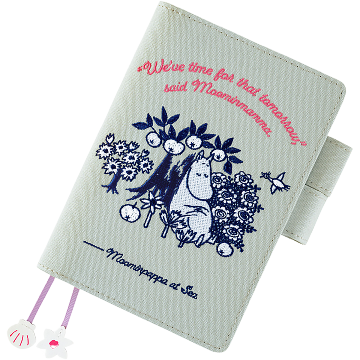 Hobonichi Japanese 2027 Book & Cover - Moomin: My Yard (Pale Mint) - A6-Pen Boutique Ltd
