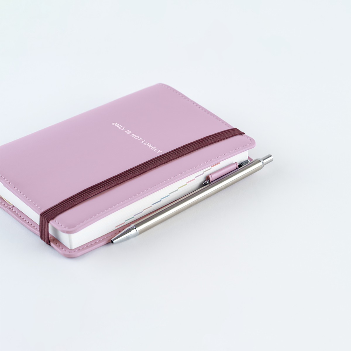 Hobonichi Japanese 2027 Book & Cover - Only is Not Lonely: Lilac - A6-Pen Boutique Ltd