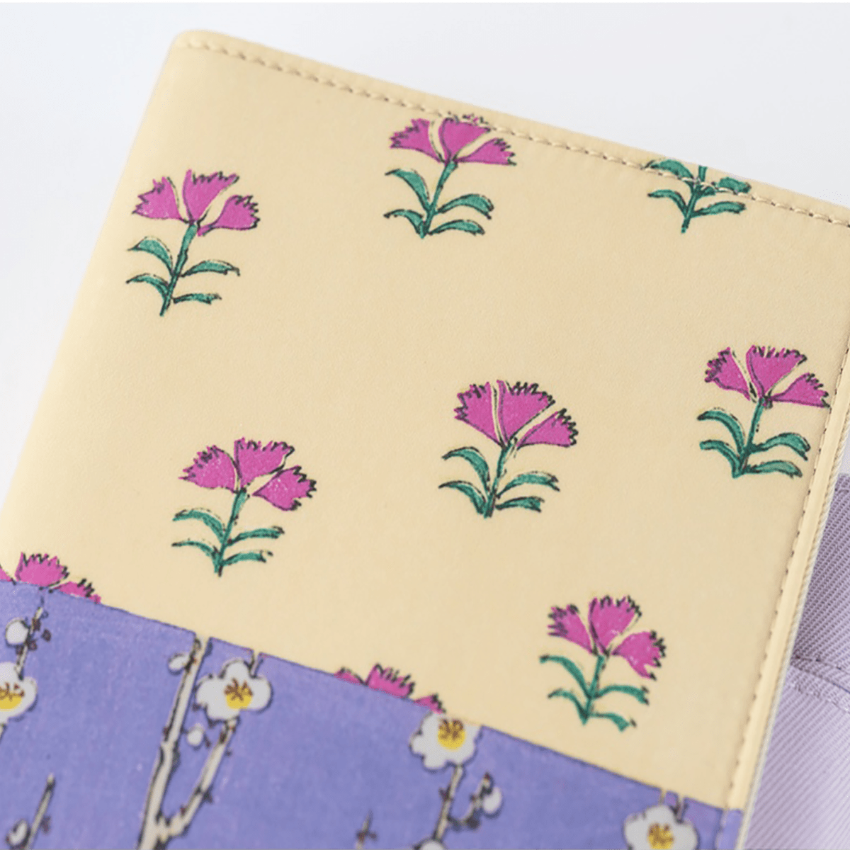 Hobonichi Japanese Book & Cover - Unsodo: Bijutsukai - Plum and Dianthus - A6 (April Start) - Pen Boutique Ltd