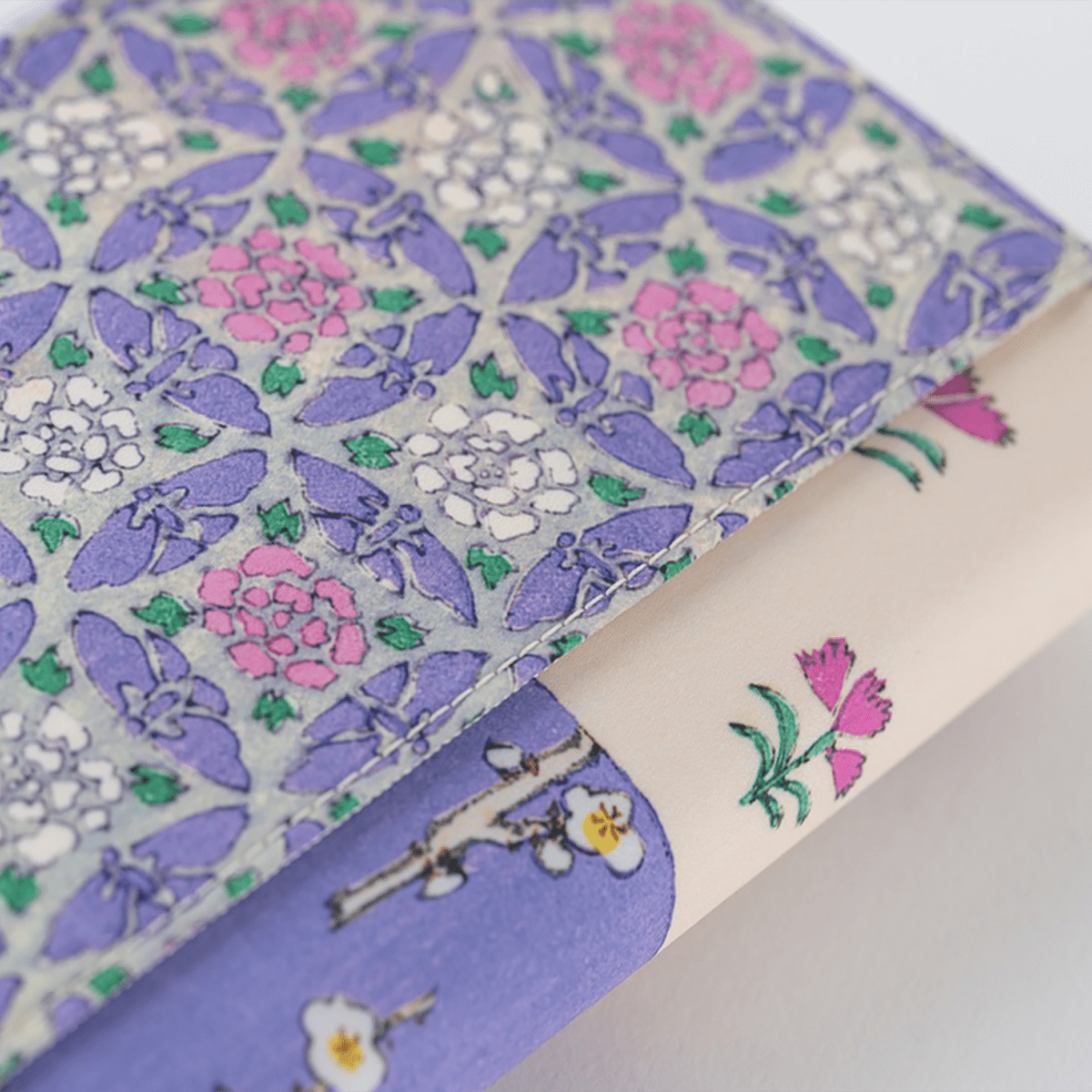 Hobonichi Japanese Book & Cover - Unsodo: Bijutsukai - Plum and Dianthus - A6 (April Start) - Pen Boutique Ltd