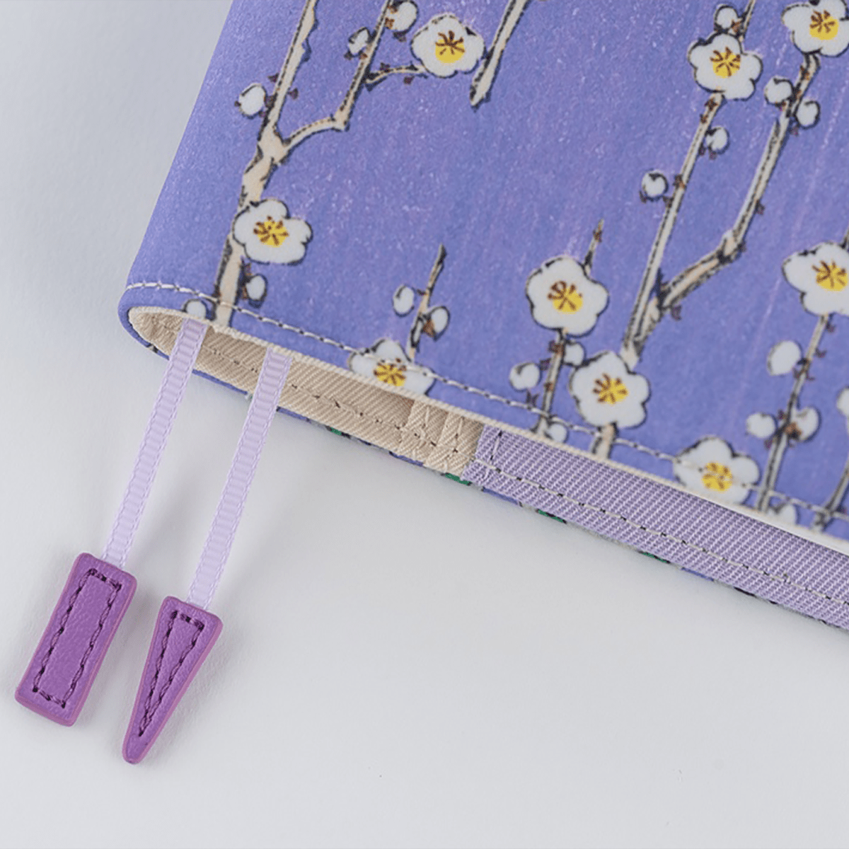 Hobonichi Japanese Book & Cover - Unsodo: Bijutsukai - Plum and Dianthus - A6 (April Start) - Pen Boutique Ltd