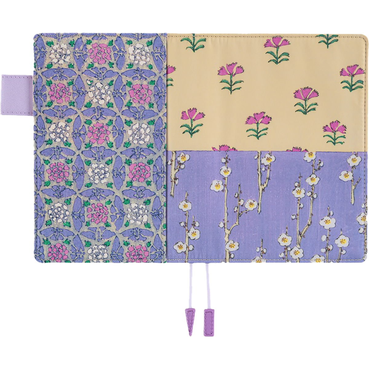 Hobonichi Japanese Book & Cover - Unsodo: Bijutsukai - Plum and Dianthus - A6 (April Start) - Pen Boutique Ltd