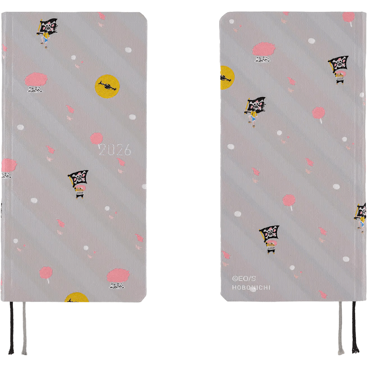 Hobonichi Light Hard Cover Japanese Book - ONE PIECE Magazine: Hiriluk’s Cherry Blossoms - Tall & Slim (Weeks - April Start) - Pen Boutique Ltd