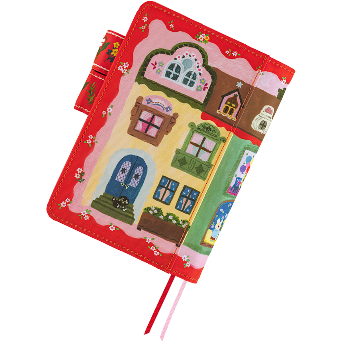 Hobonichi Techo 2027 Cover - Yumi Kitagishi: White Cat House - A6 - Pen Boutique Ltd