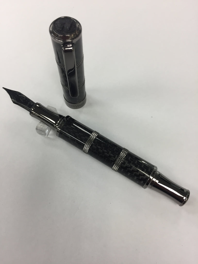 Monteverde Regatta Sport Fountain Pen - Full Carbon Black - Pen Boutique Ltd
