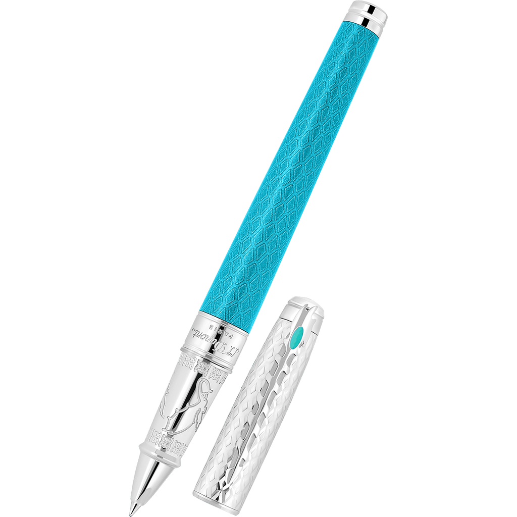 On Sale: S T Dupont Line D Rollerball Pen - Eternity Game of Thrones - Ice Blue (Large) - Pen Boutique Ltd