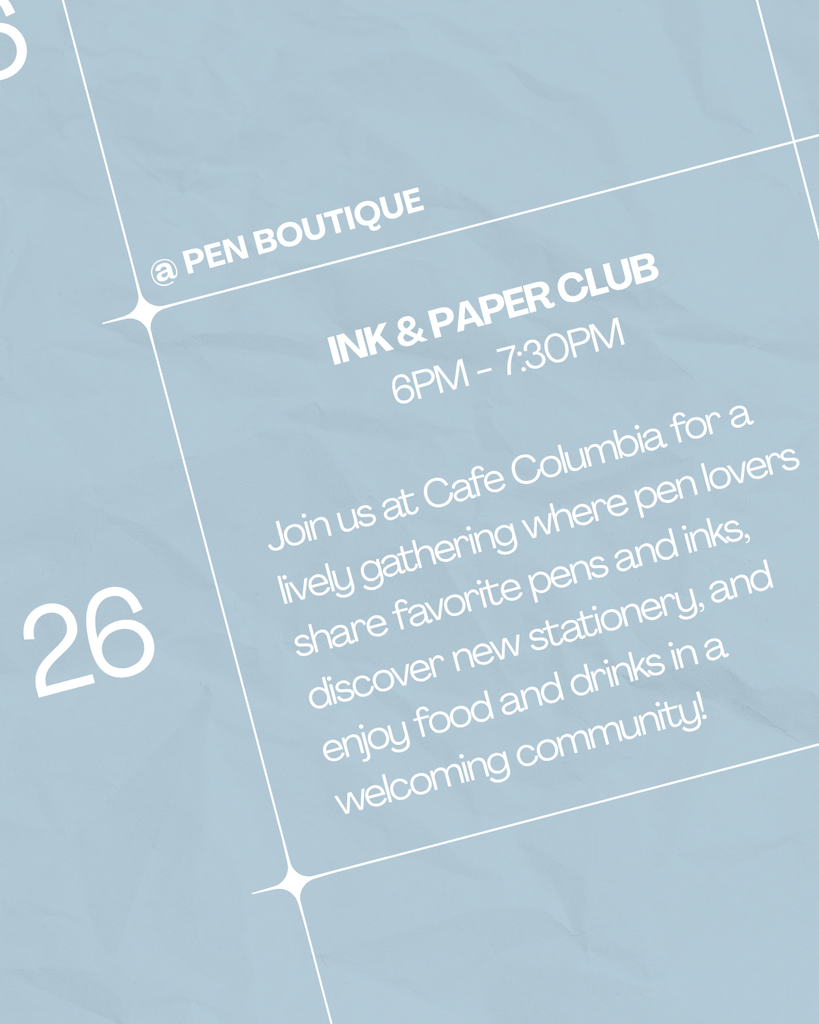 Ink & Paper Club Meetup #4-Pen Boutique Ltd