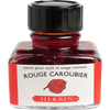 J. Herbin Fountain Pen Rouge Caroubier Bottled Ink-Pen Boutique Ltd
