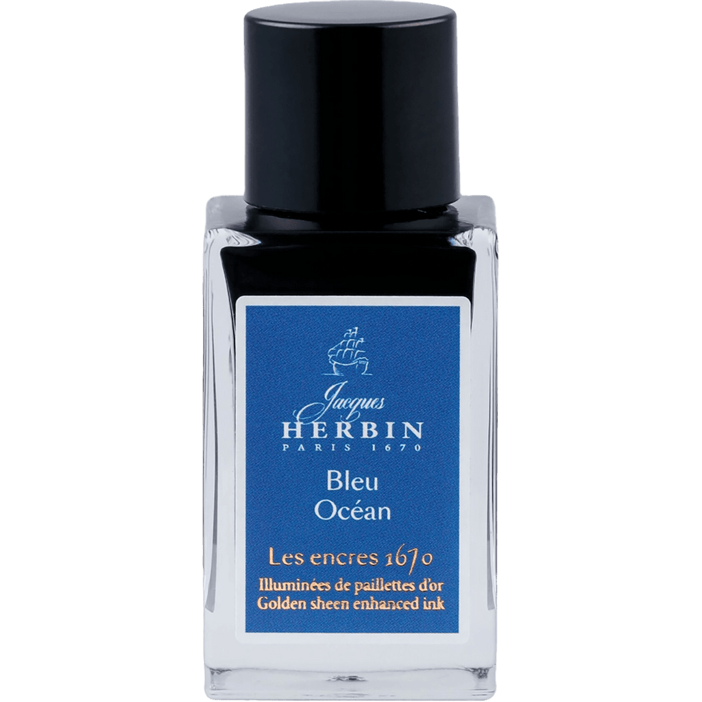J. Herbin 1670 Anniversary Ink - Blue Ocean - 15ml - Pen Boutique Ltd