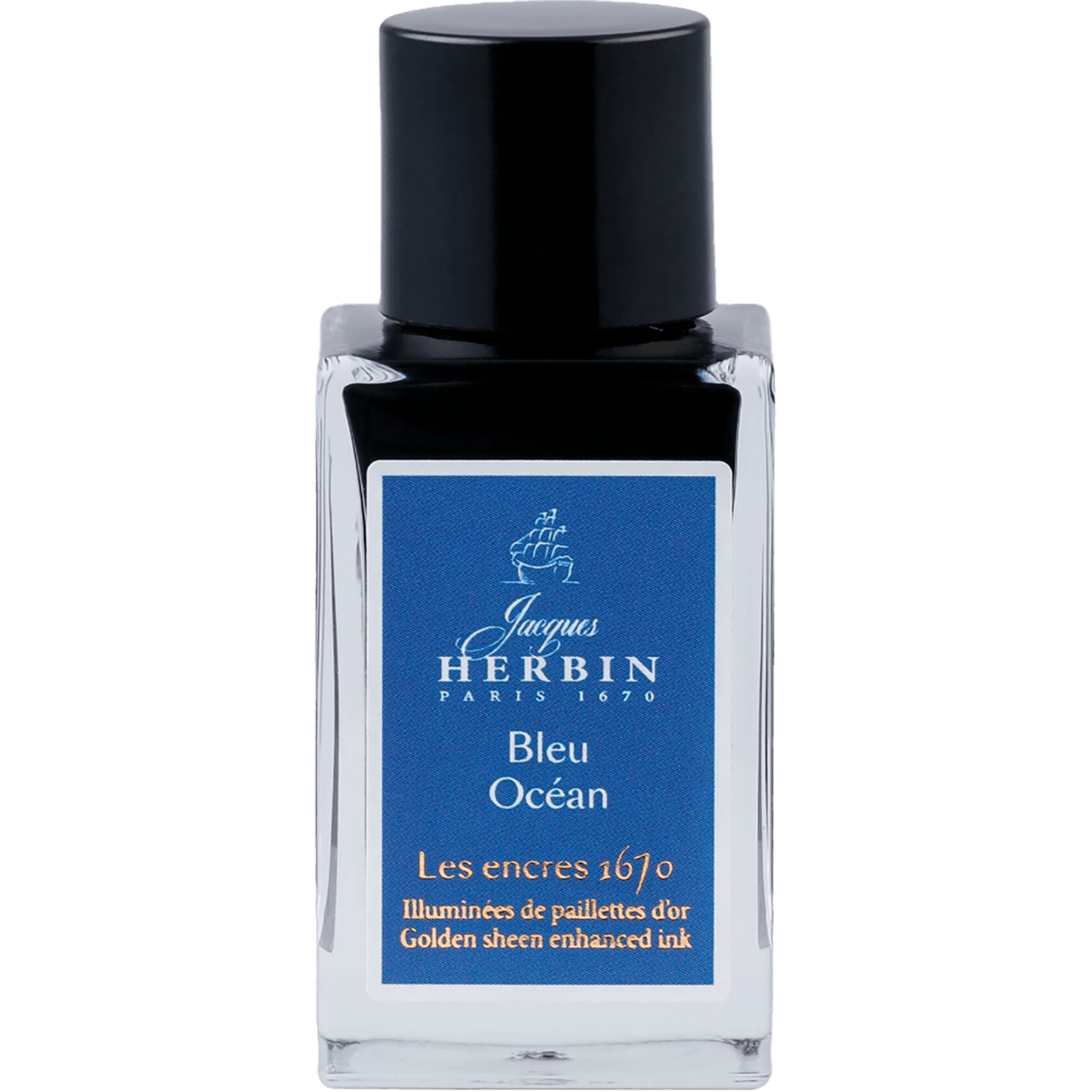 J. Herbin 1670 Anniversary Ink - Blue Ocean - 15ml - Pen Boutique Ltd