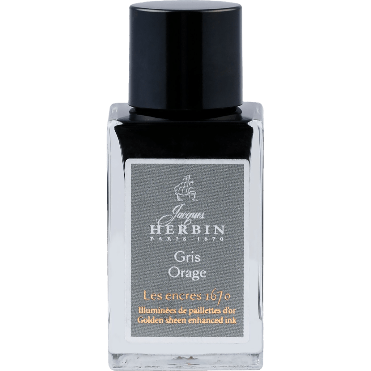 J. Herbin 1670 Anniversary Ink - Gris Orage - 15ml - Pen Boutique Ltd