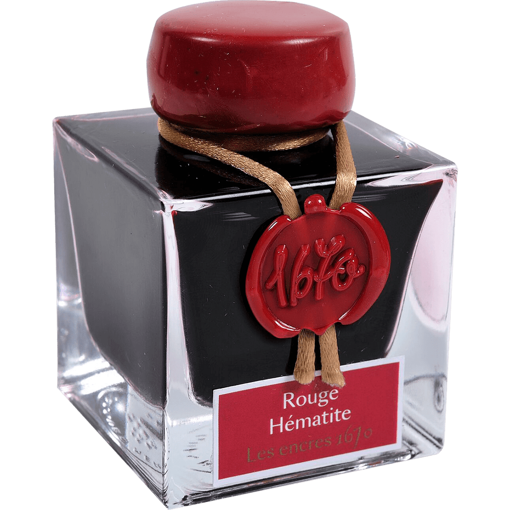 J. Herbin 1670 Anniversary Ink - Rouge Hematite - 50ml - Pen Boutique Ltd