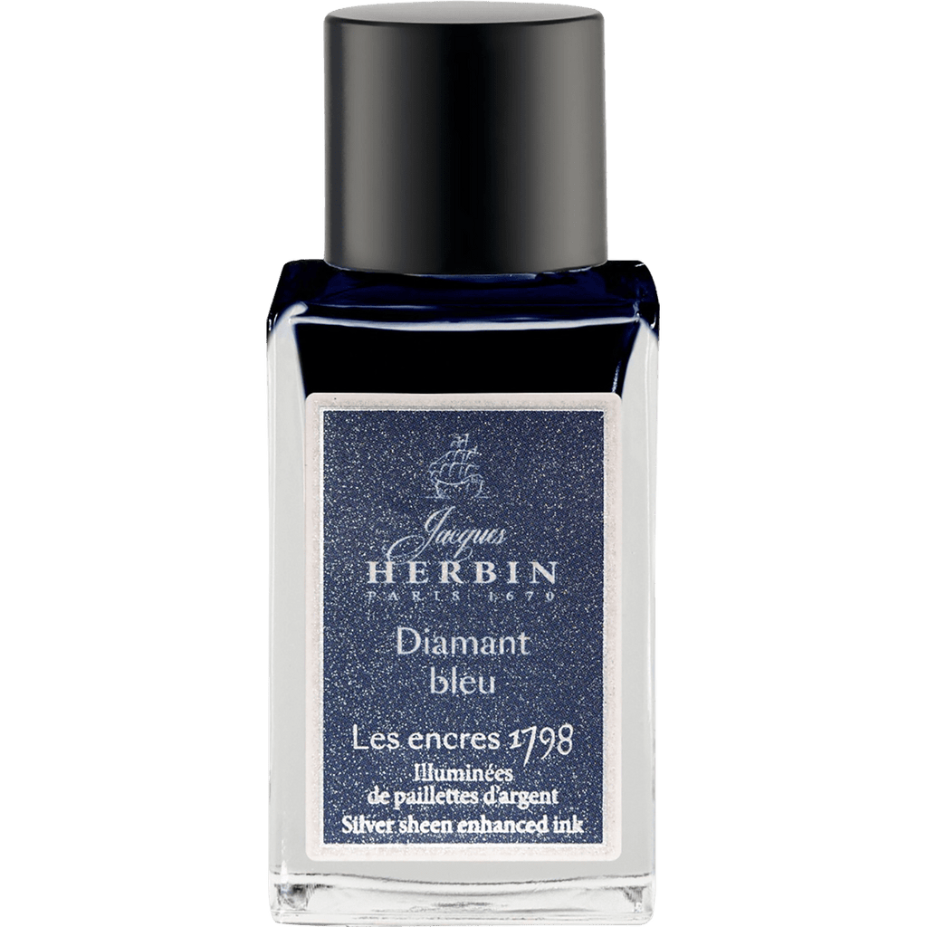 J. Herbin 1798 Anniversary Bottled Ink - Diamant Bleu - 15ml - Pen Boutique Ltd