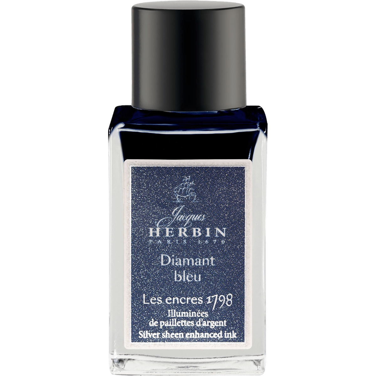 J. Herbin 1798 Anniversary Bottled Ink - Diamant Bleu - 15ml - Pen Boutique Ltd