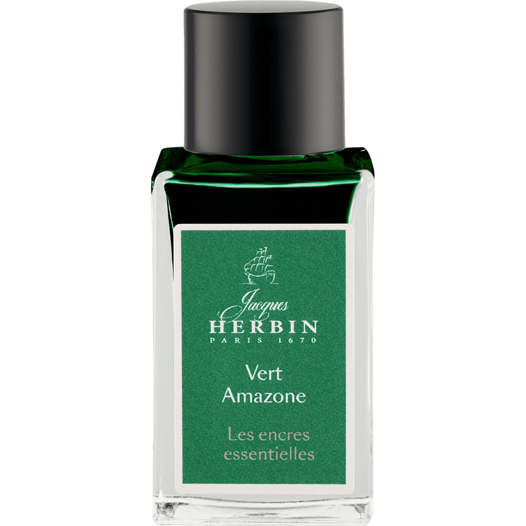 J. Herbin 1798 Essential Bottled Ink - Vert Amazone - 15ml - Pen Boutique Ltd
