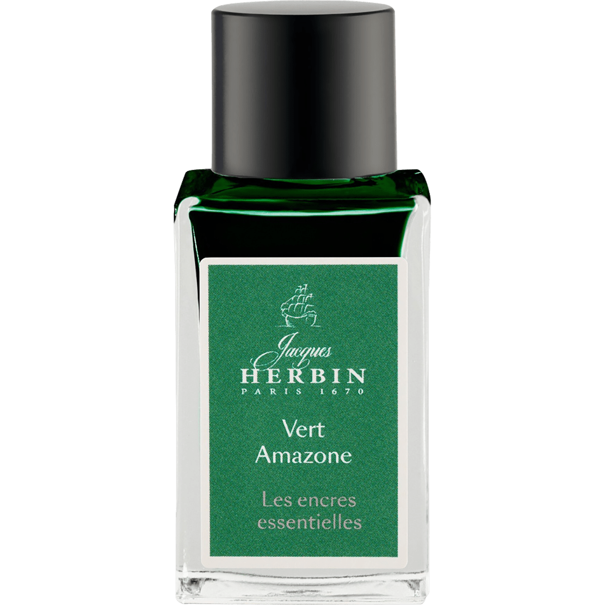 J. Herbin 1798 Essential Bottled Ink - Vert Amazone - 15ml - Pen Boutique Ltd