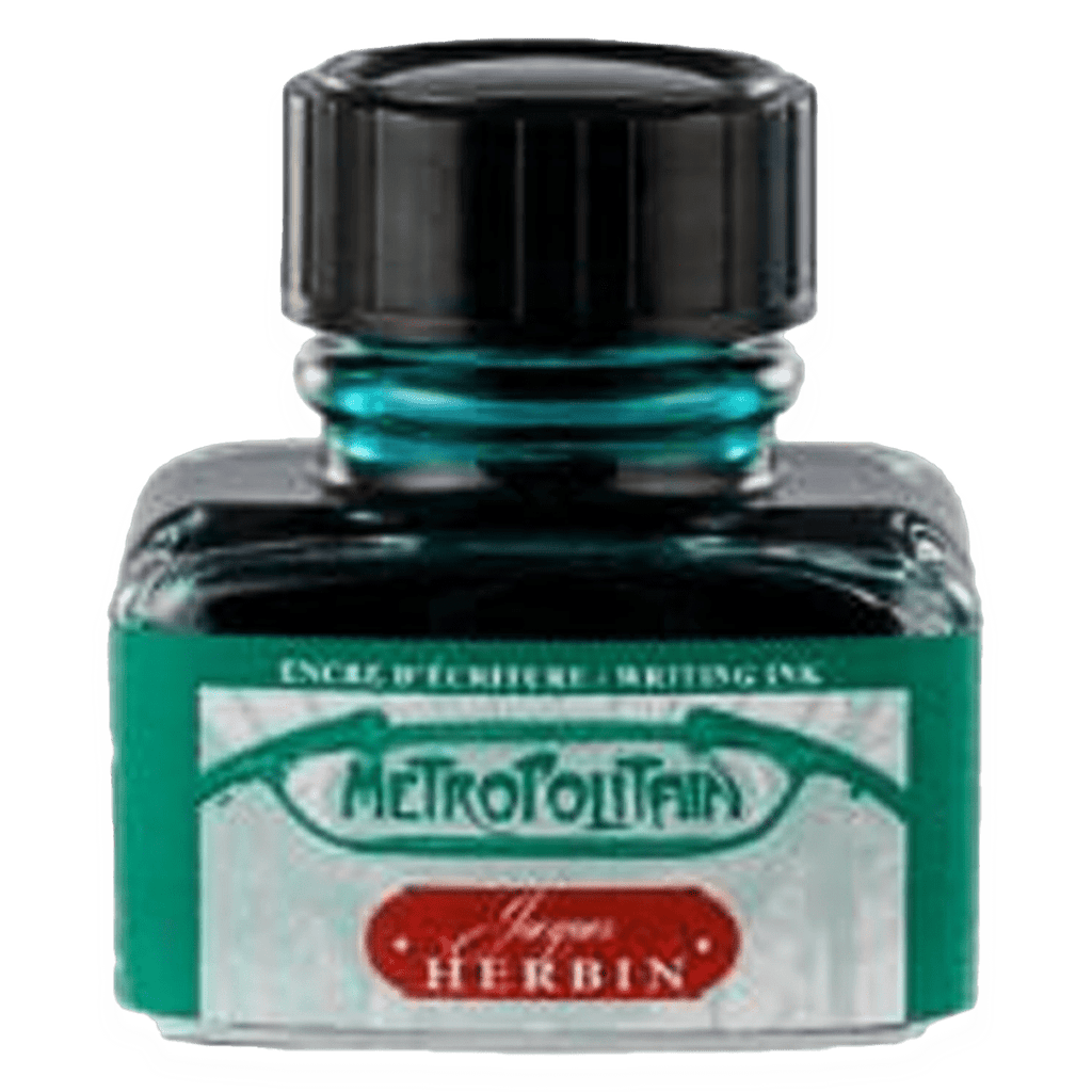 J. Herbin 30ml Bottled Ink Metropolitain - Green - Pen Boutique Ltd