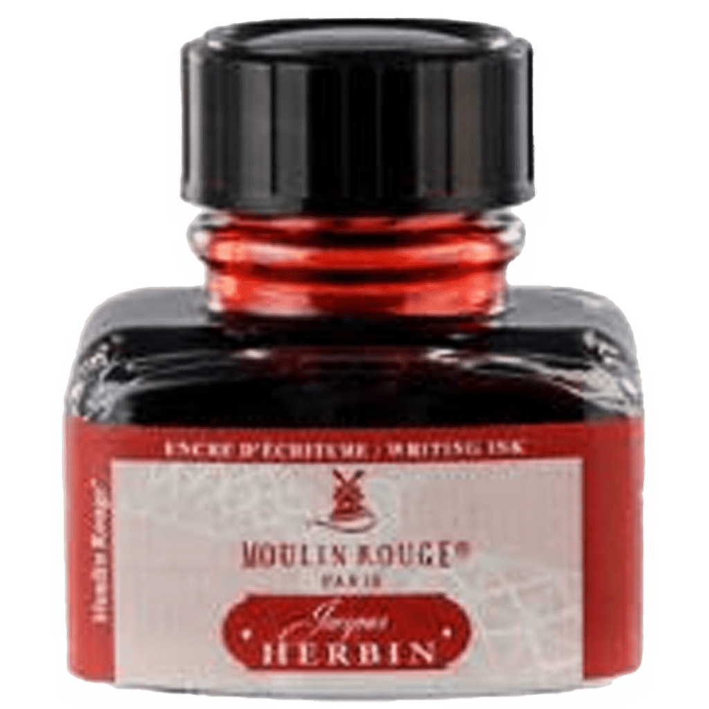 J. Herbin 30ml Bottled Ink Moulin Rouge - Red - Pen Boutique Ltd