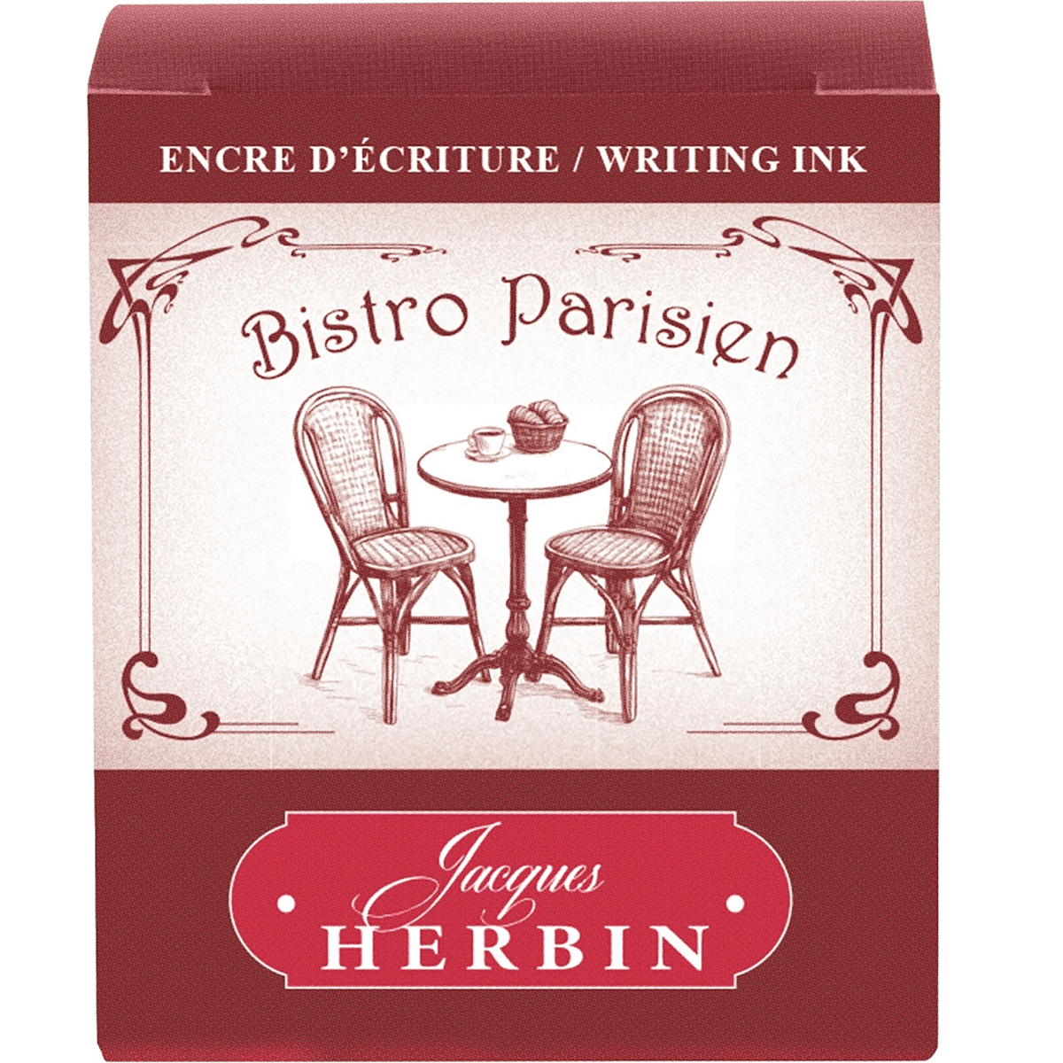 J. Herbin Paris Ink Bottle - Parisian Bistro Garnet - 30ml - Pen Boutique Ltd