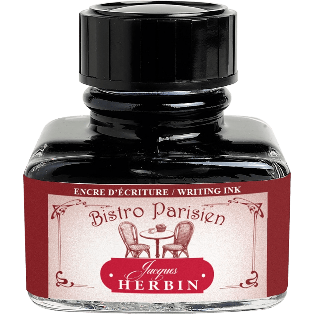 J. Herbin Paris Ink Bottle - Parisian Bistro Garnet - 30ml - Pen Boutique Ltd