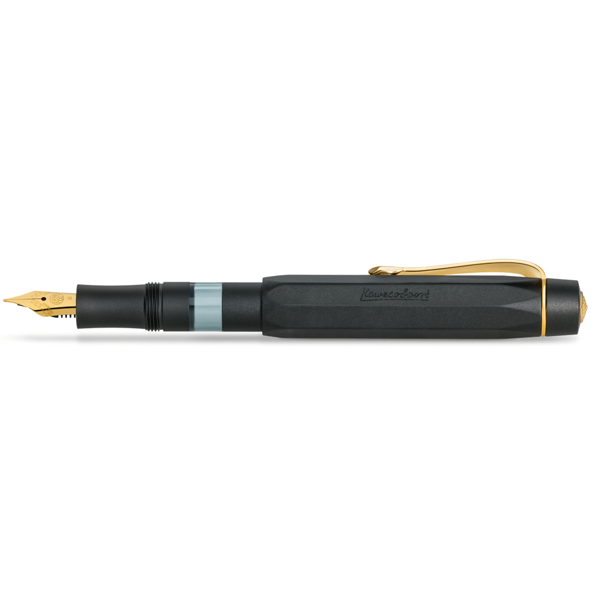 Kaweco Sport Piston FIller Fountain Pen - Solo Black - Pen Boutique Ltd
