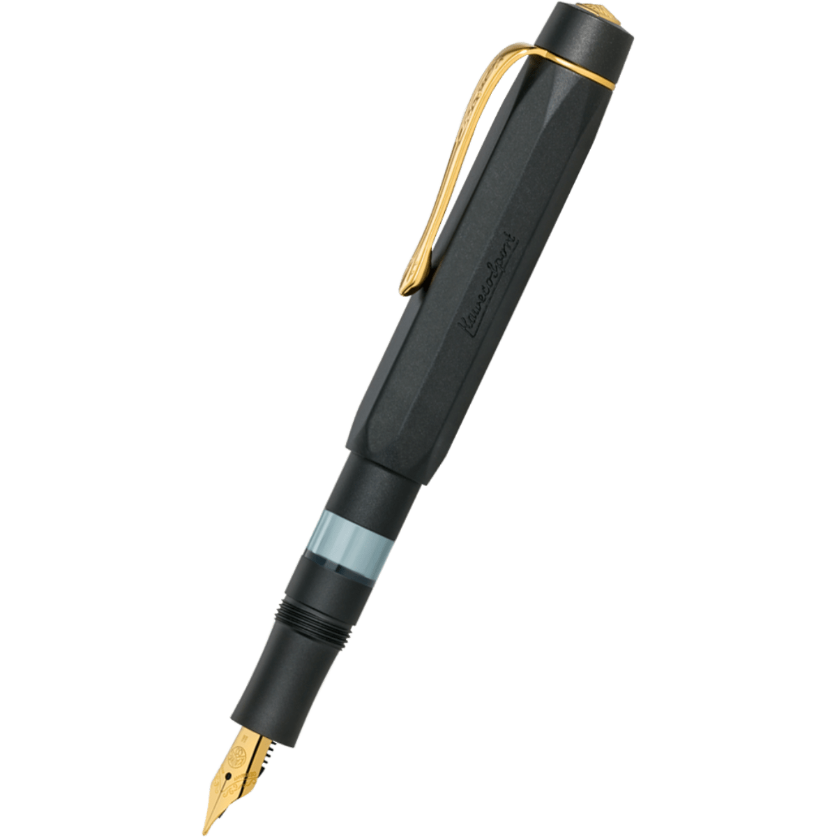 Kaweco Sport Piston FIller Fountain Pen - Solo Black - Pen Boutique Ltd