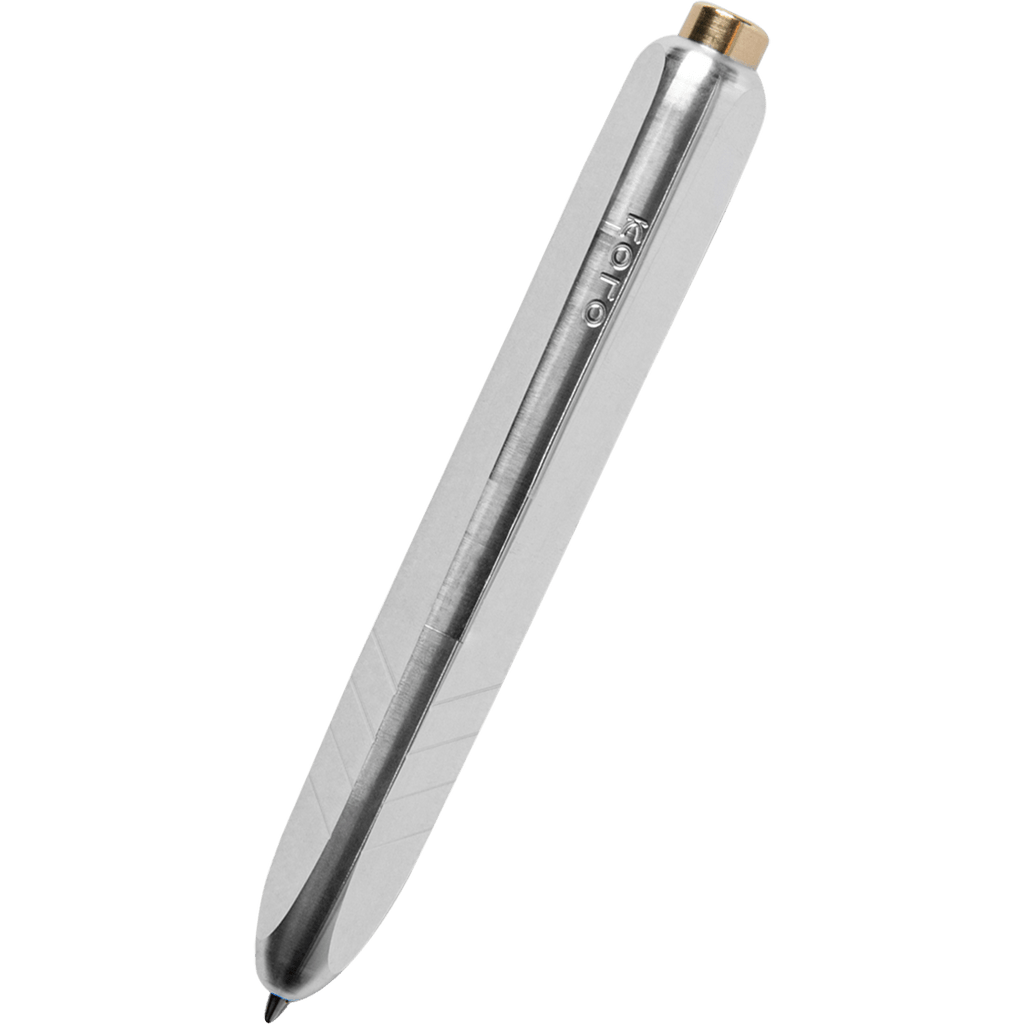 Kolo Tino Ballpoint Pen - Raw Aluminum - Pen Boutique Ltd