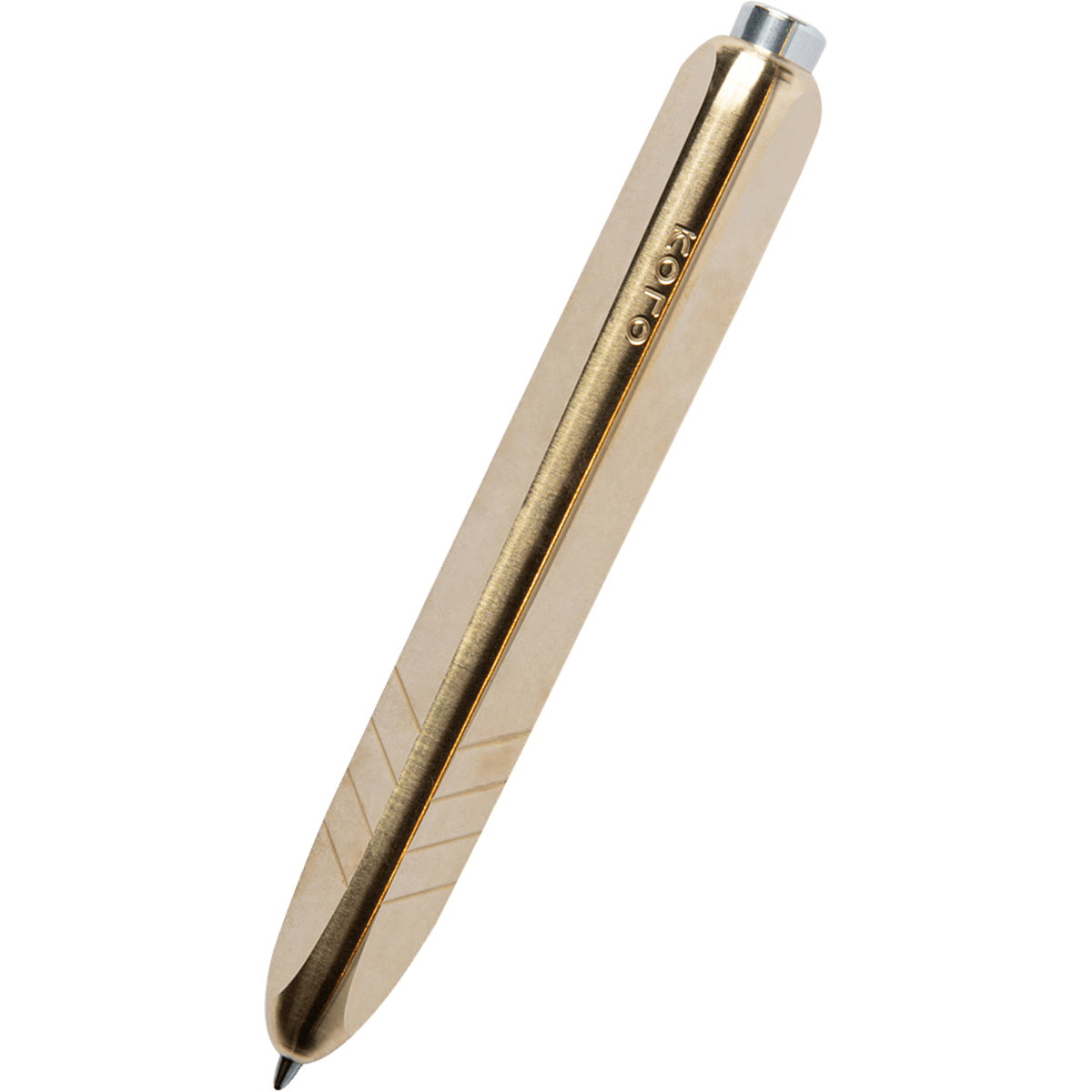 Kolo Tino Ballpoint Pen - Raw Brass - Pen Boutique Ltd