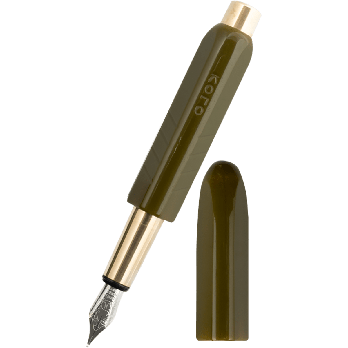Kolo Tino Fountain Pen - Acrylic Wasabi - Pen Boutique Ltd
