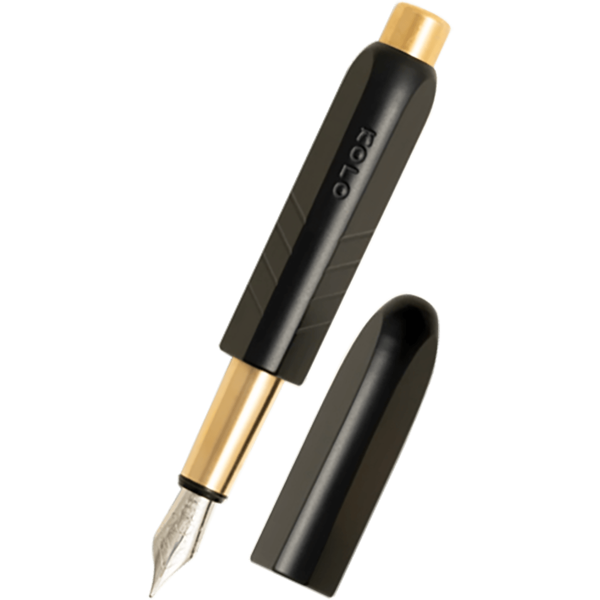 Kolo Tino Fountain Pen - Anodized Aluminum Noir - Pen Boutique Ltd