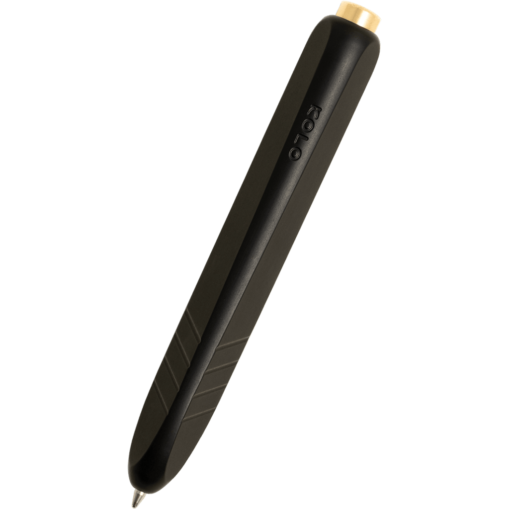 Kolo Tino Ballpoint Pen - Anodized Aluminum Noir - Pen Boutique Ltd