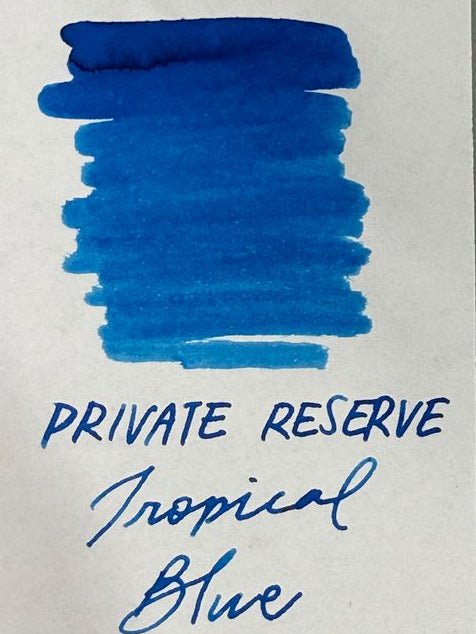 Private Reserve Ink Bottle - Tropical Blue - 60ml - Pen Boutique Ltd