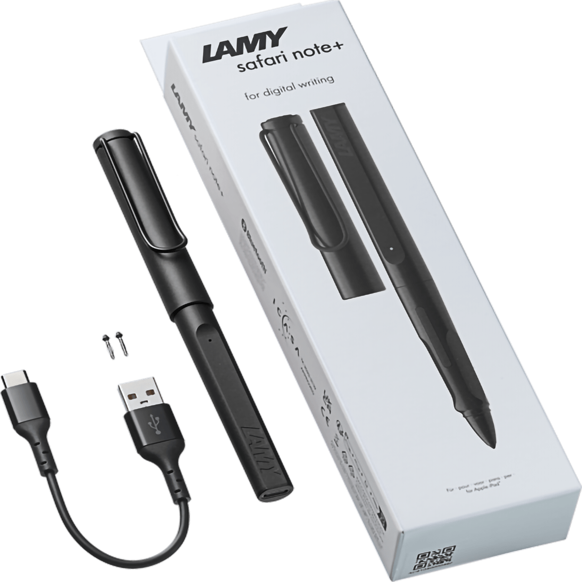 Lamy Safari Note + Stylus Pen - All Black (Matte) - Pen Boutique Ltd