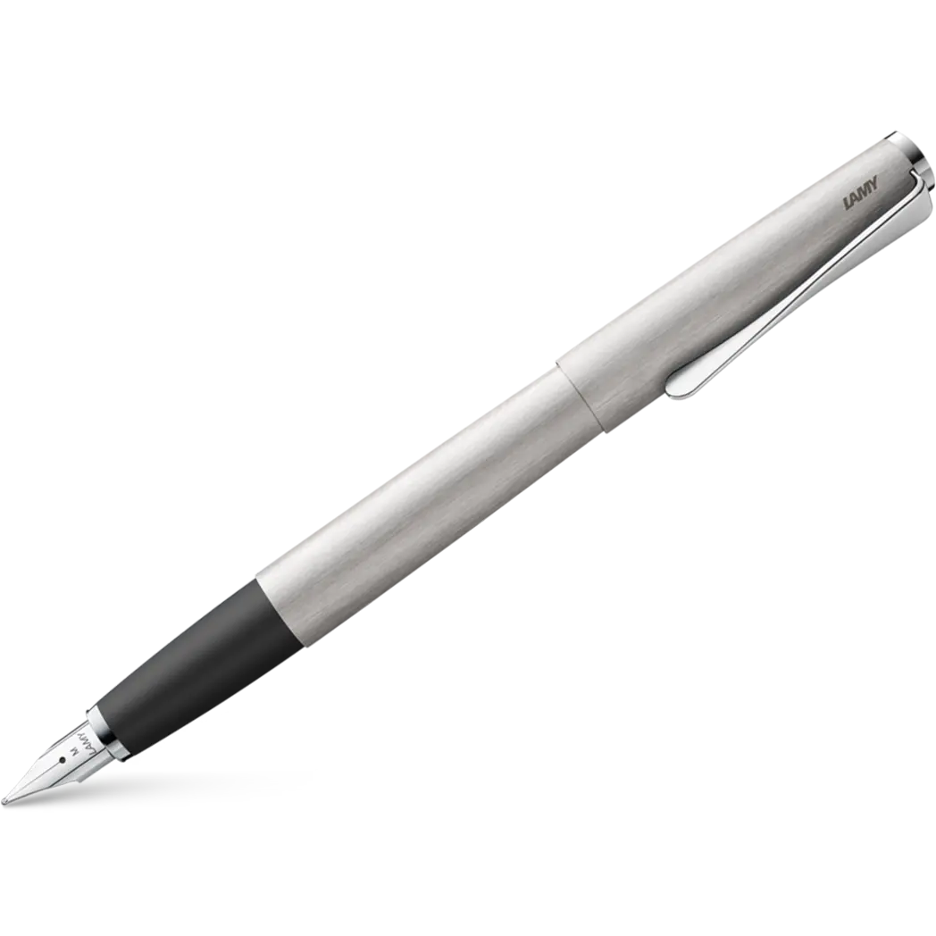 Lamy Studio Brushed Stainless Steel Fountain Pen-Pen Boutique Ltd