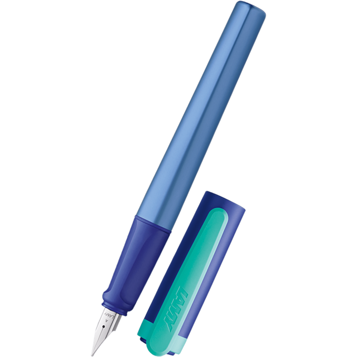 Lamy Nexx Fountain Pen - Multi - Blue (Special Edition) - Pen Boutique Ltd