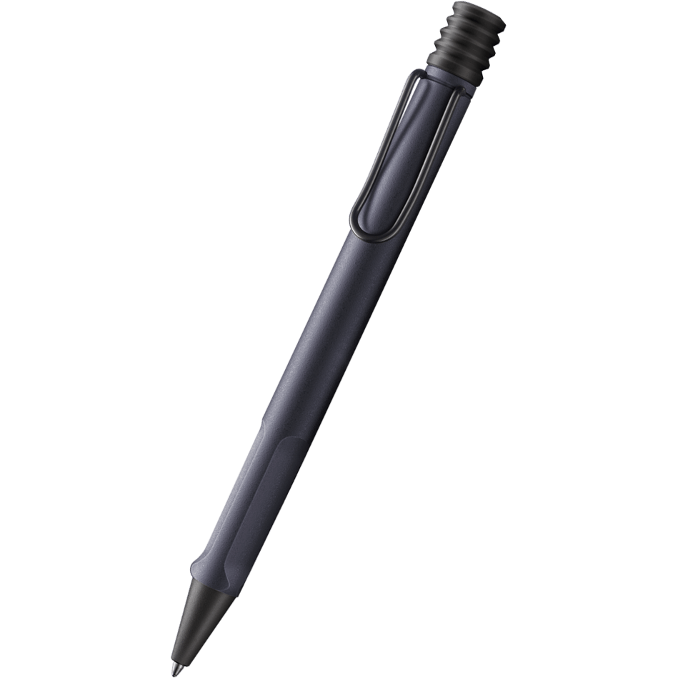 Lamy Safari Ballpoint Pen - Steel Black - Pen Boutique Ltd