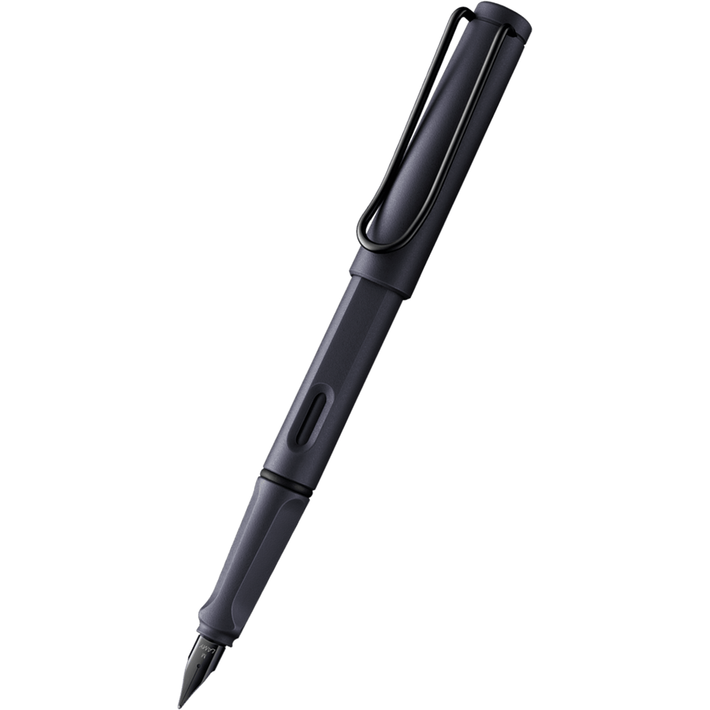 Lamy Safari Fountain Pen - Steel Black - Pen Boutique Ltd