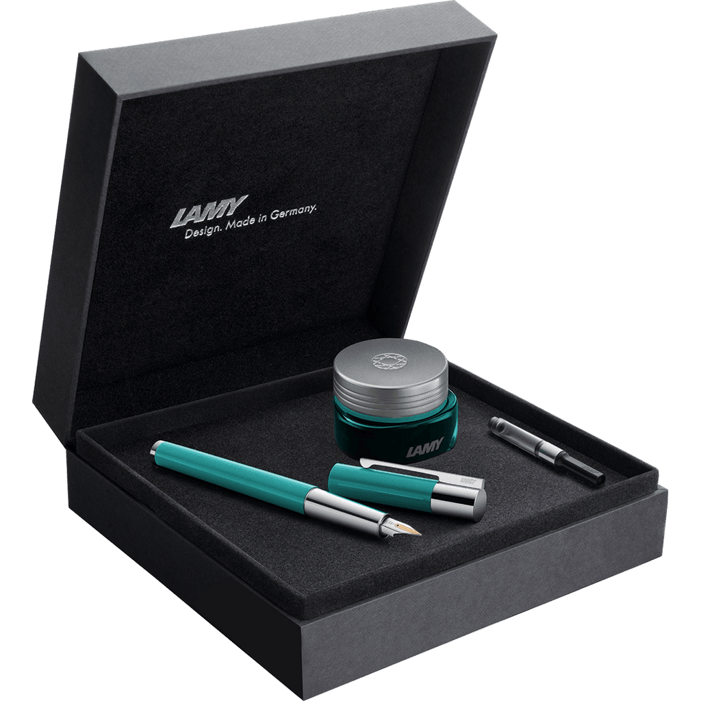 Lamy Scala Fountain Pen Set - Majestic Jade (Limited - Edition) 14k Fine Point - Pen Boutique Ltd