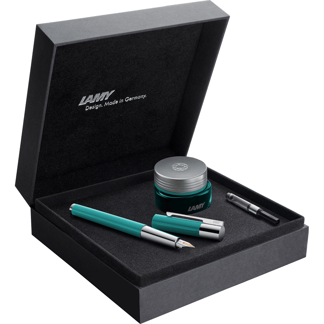 Lamy Scala Fountain Pen Set - Majestic Jade (Limited - Edition) 14k Fine Point - Pen Boutique Ltd