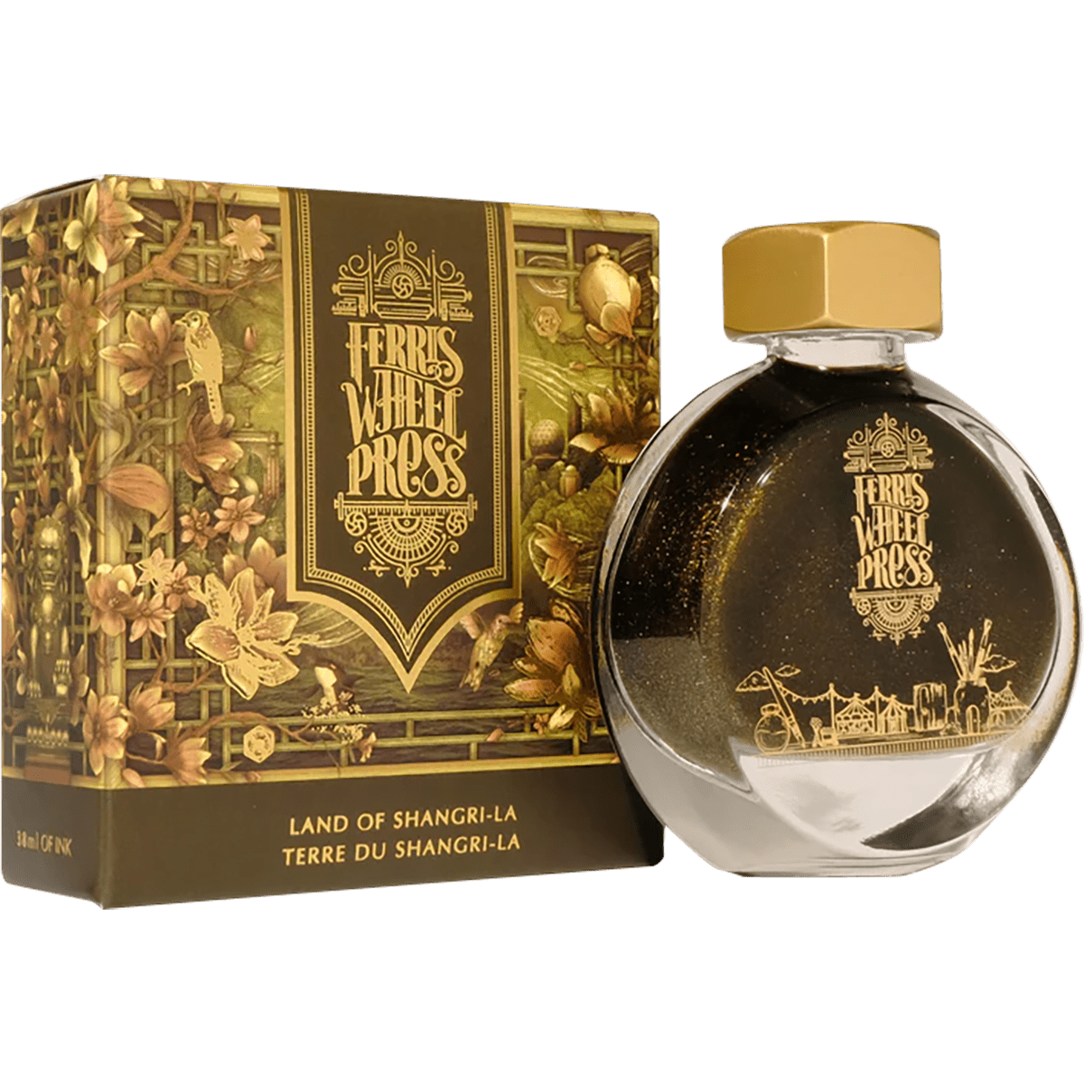 Ferris Wheel Press Ink Bottle - Land of Shangri - La - 38ml - Pen Boutique Ltd