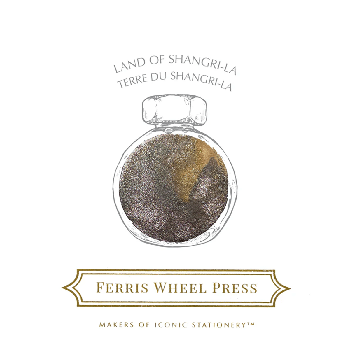 Ferris Wheel Press Ink Bottle - Land of Shangri - La - 38ml - Pen Boutique Ltd