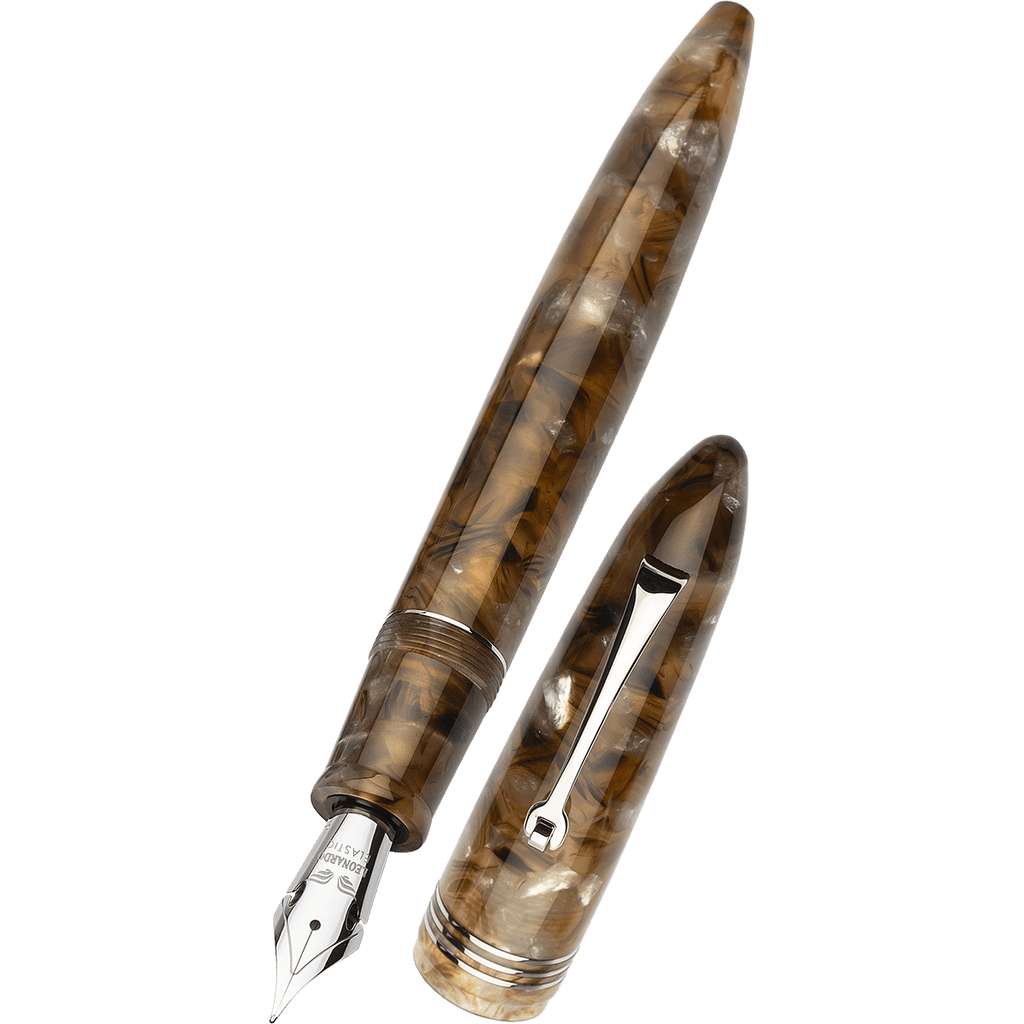 Leonardo Furore Fountain Pen - Acqua Ambrata - Pen Boutique Ltd