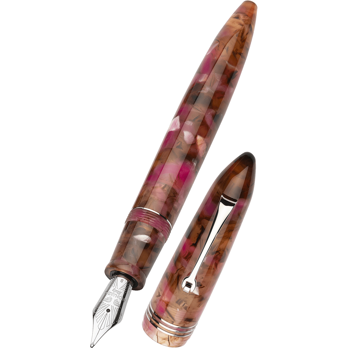 Leonardo Furore Fountain Pen - Lampone Selvatico - Pen Boutique Ltd