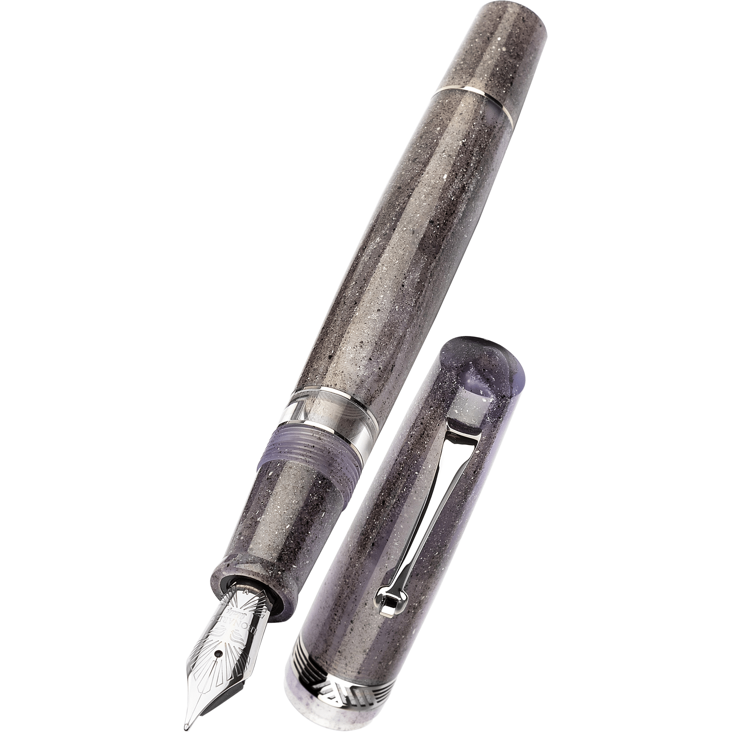 Leonardo Momento Magico Fountain Pen - Amethyst - Steel Nib - Pen Boutique Ltd