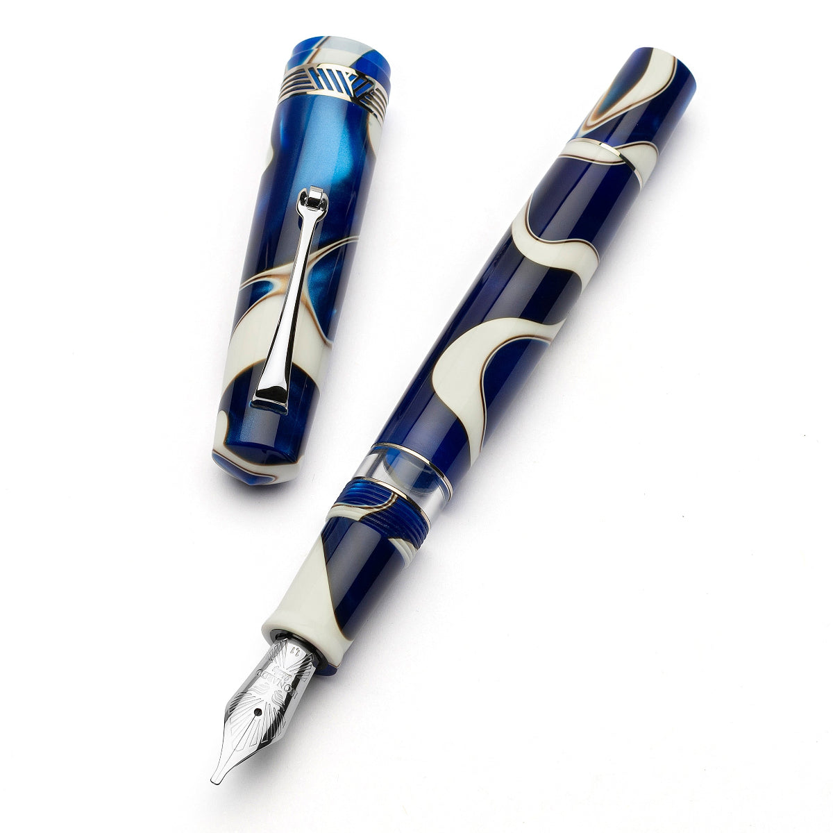 Leonardo Momento Magico Fountain Pen - Onda Blue-Pen Boutique Ltd