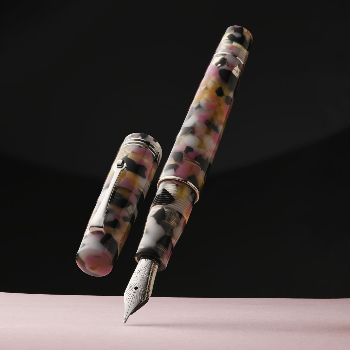 Leonardo Momento Zero Fountain Pen - Corricella - Silver Trim - Pen Boutique Ltd